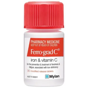 Ferro-grad C 30 Tablets