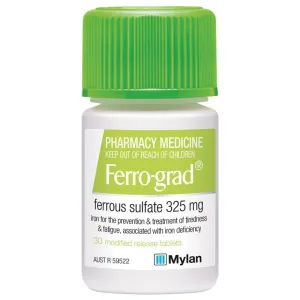 Ferro-gradumet 325mg 30 Tablets