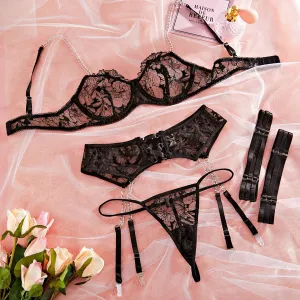 Fiona Lingerie Three Piece Set