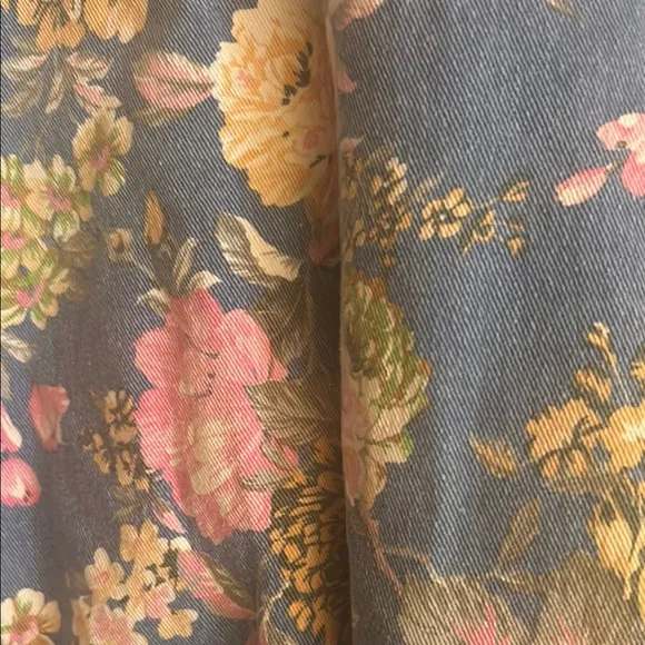 Floral Blue and Pink Women's Jacket