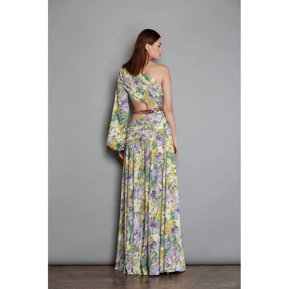 Floral Printing Chiffon Dresses