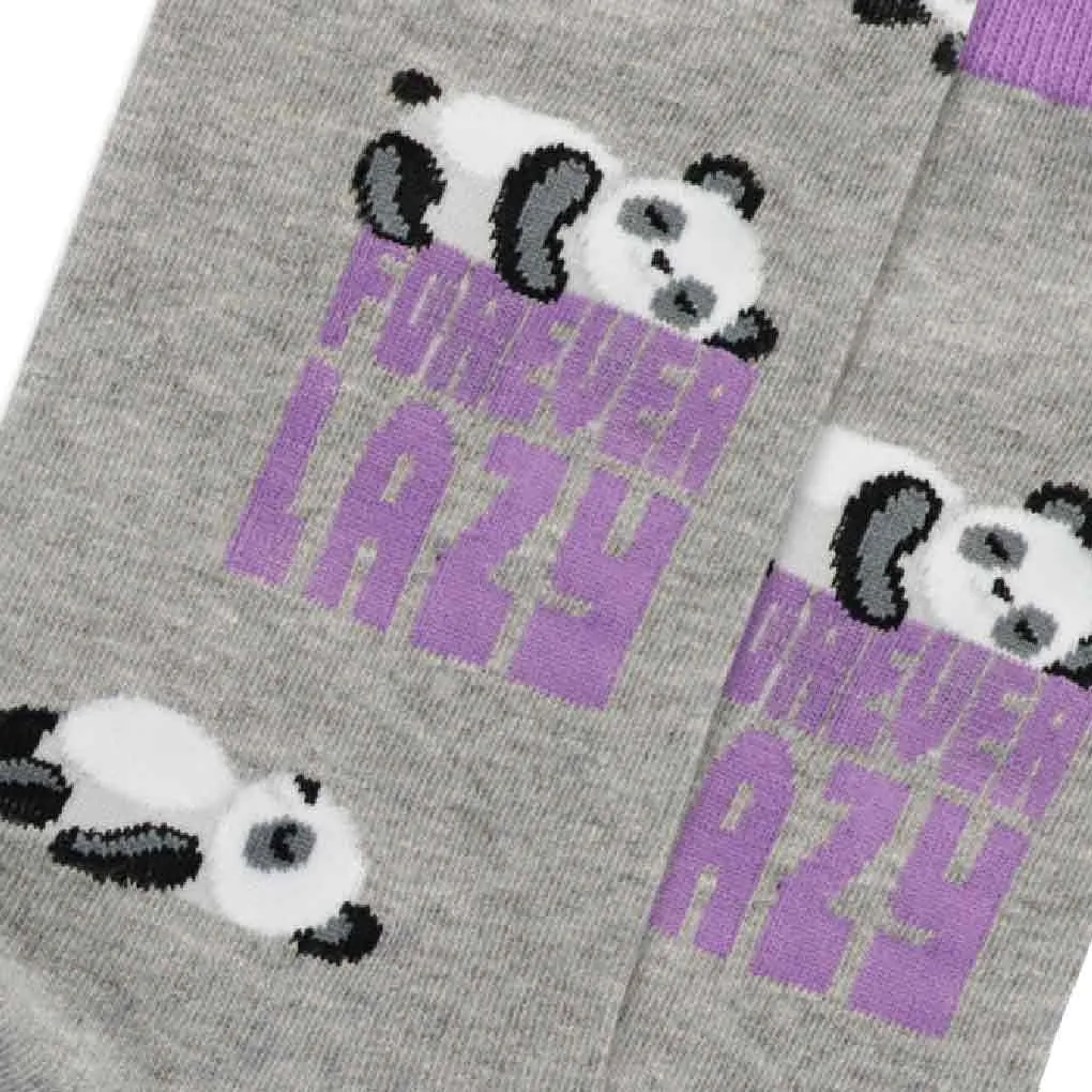 Forever Lazy Panda Socks for Her