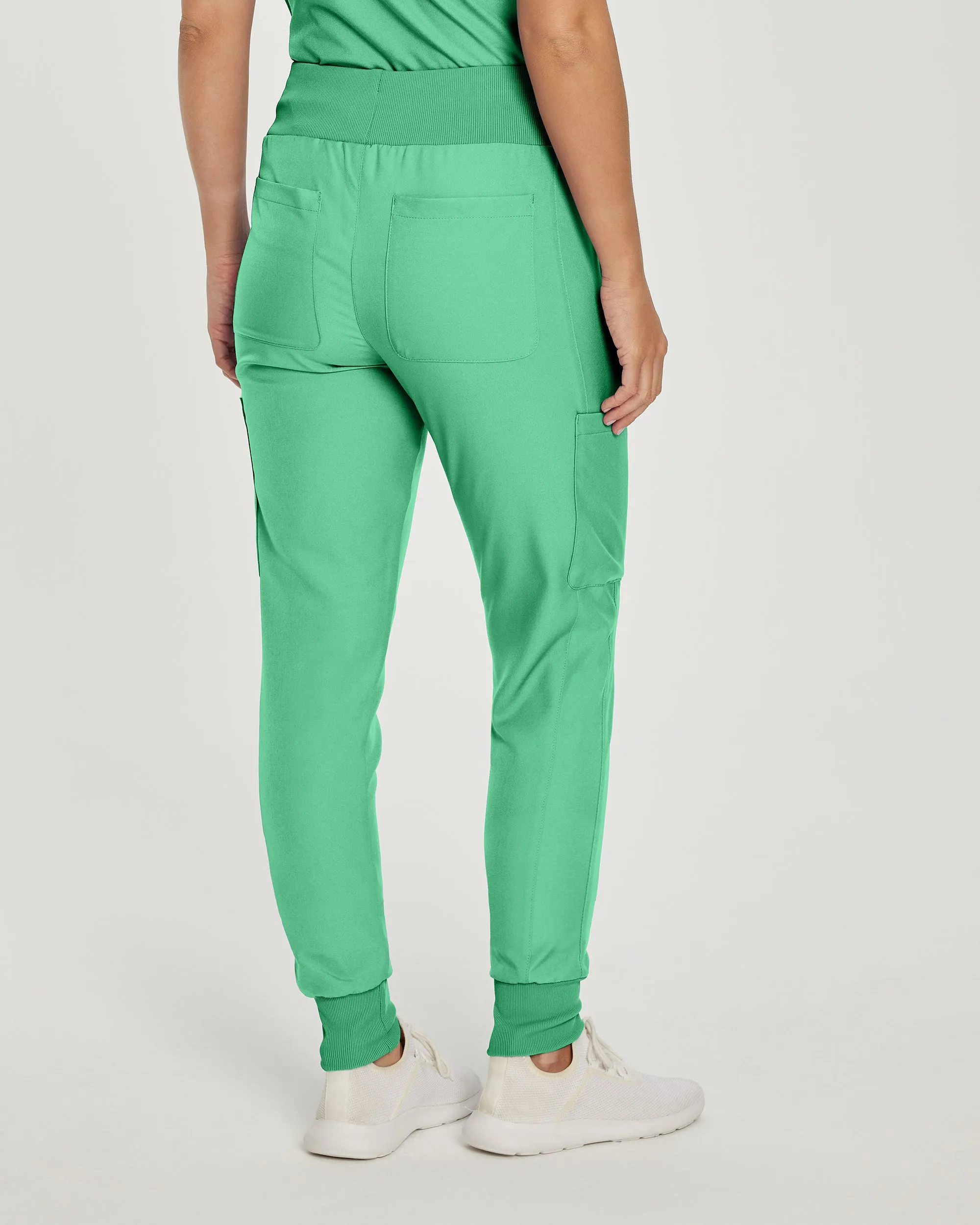 Forward LB401 Women's Jogger Scrub Pants Nu Green