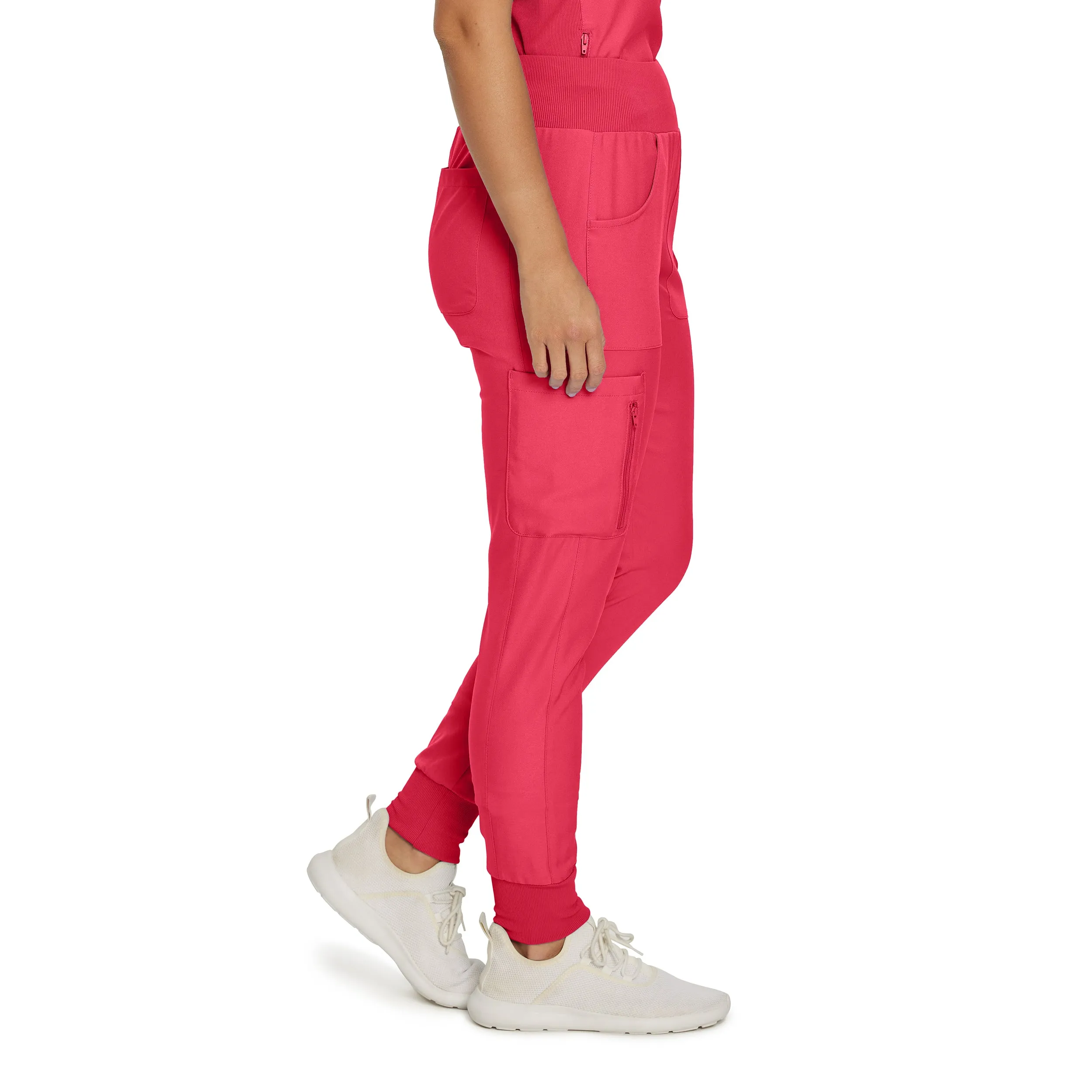 Forward LB401 Women's Jogger Scrub Pants Tea Berry