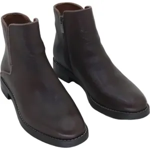 Franco Sarto Marcus Brown Leather Booties for Women Size 7M