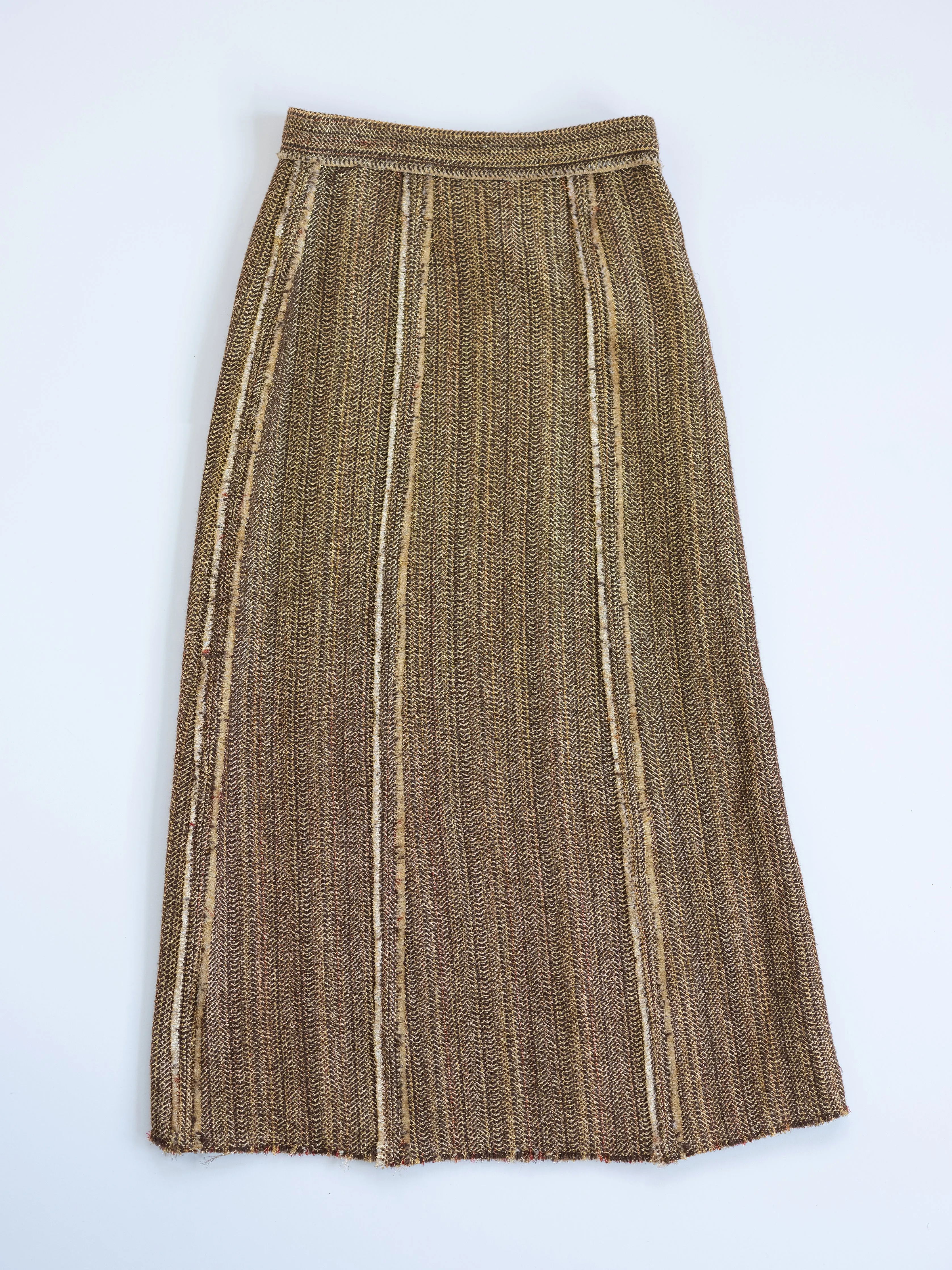 Fringe Skirt in Wool