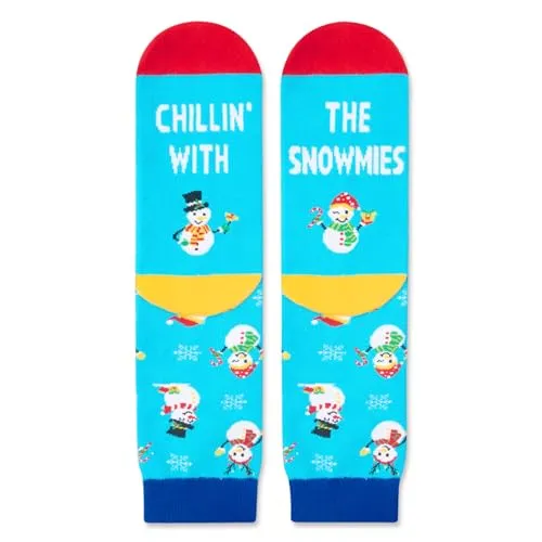 Funny Christmas Gifts for Women, Xmas Vacation Gifts, Christmas Elf Socks, Christmas Socks, Christmas Elf Gifts, Women Holiday Socks, Best Secret Santa Gifts, Santa Gift Stocking Stuffer