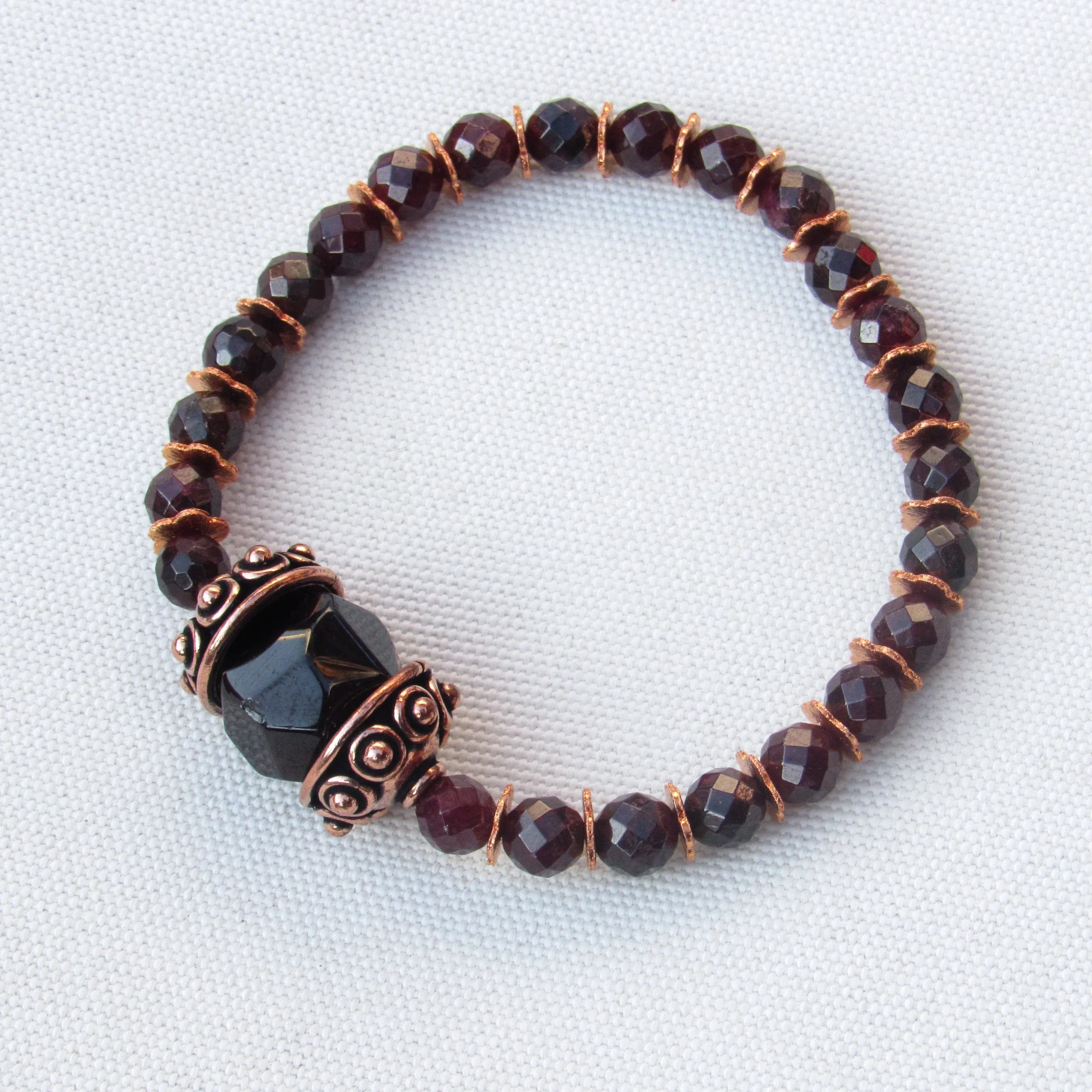 Genuine Copper and Gemstone Bracelet Collection