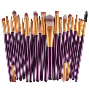 GenZ Professional 20 Pcs Makeup Brush Set
