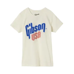 Gibson USA Womens Tee Vintage - White XL