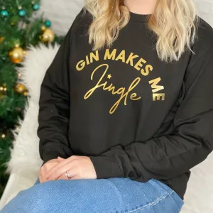Gin Makes Me Jingle Christmas Jumper
