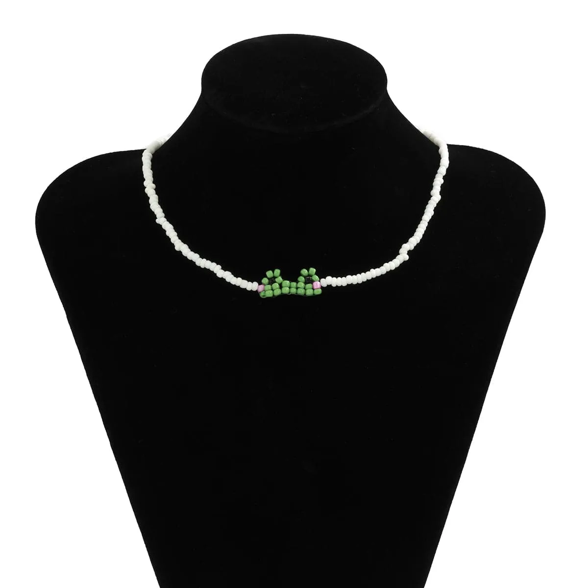 Green Howlite Double Mum Choker