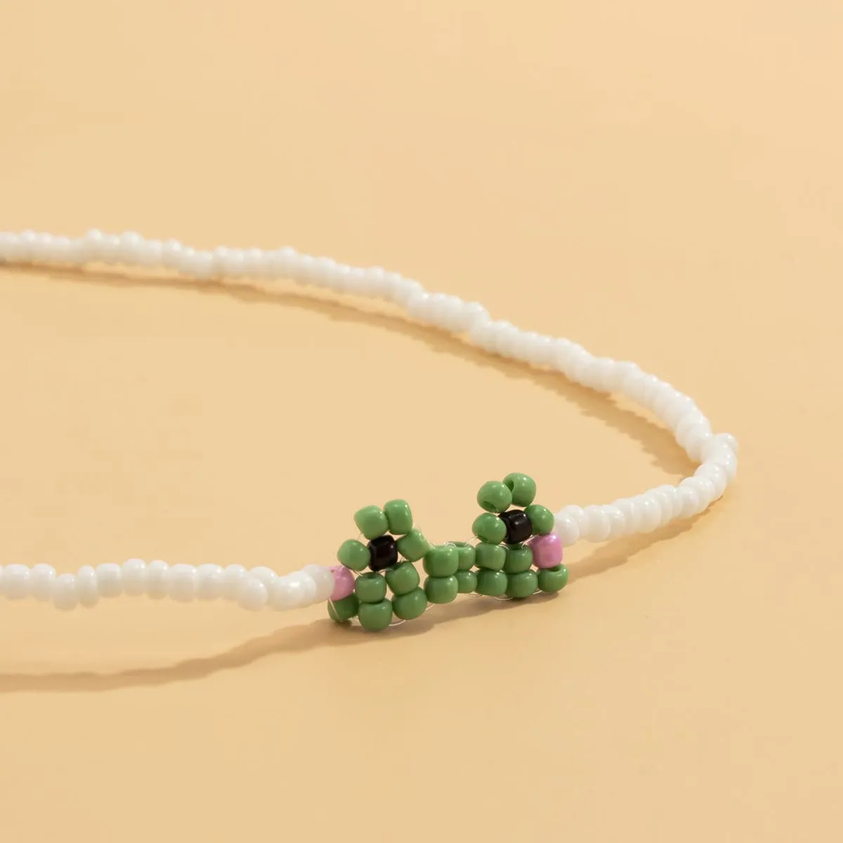 Green Howlite Double Mum Choker