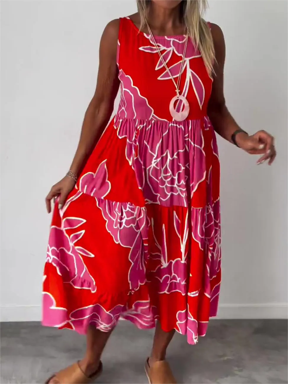 Griselda® | Stylish floral print dress
