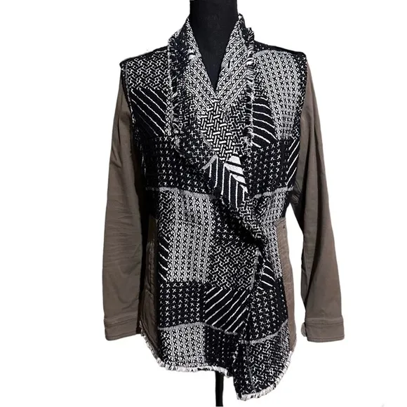 Hei Hei Anthropologie Tweed Utility Jacket Blazer Women's XS