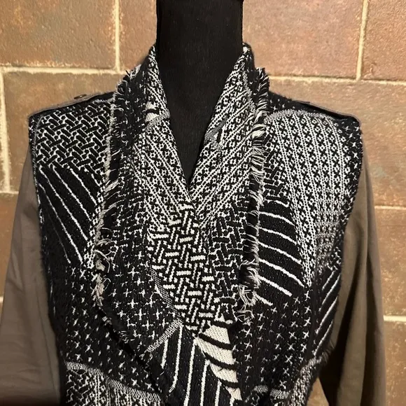 Hei Hei Anthropologie Tweed Utility Jacket Blazer Women's XS