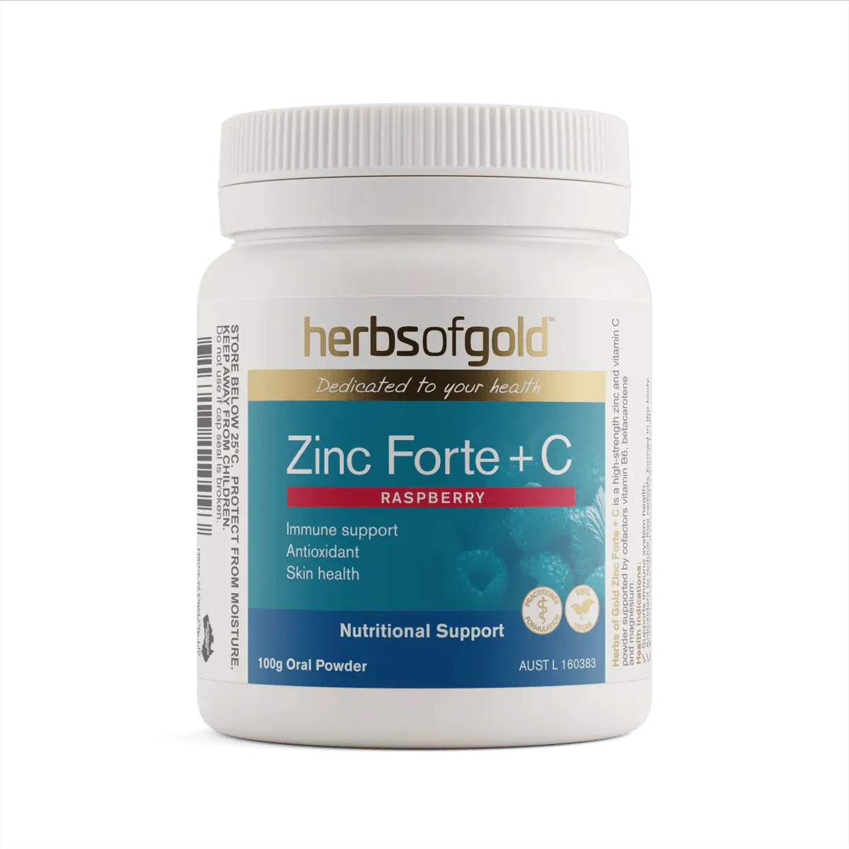 HERBS OF GOLD ZINC FORTE   C 100G