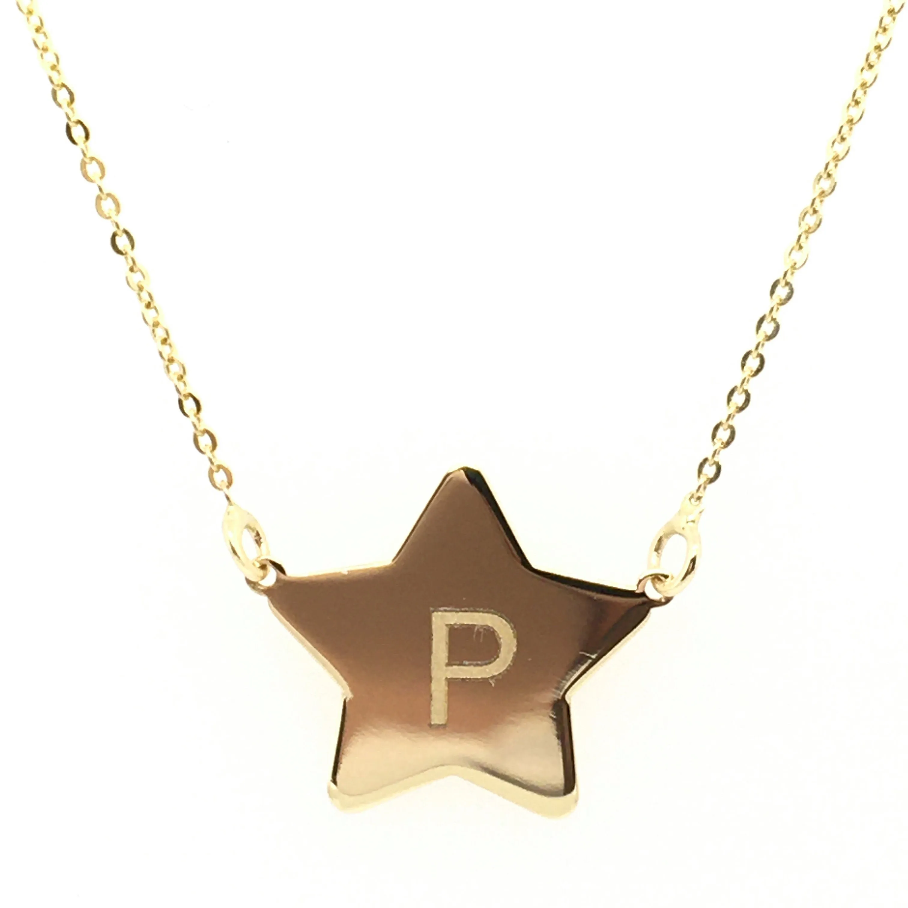 High Polish Single Star Choker Necklace