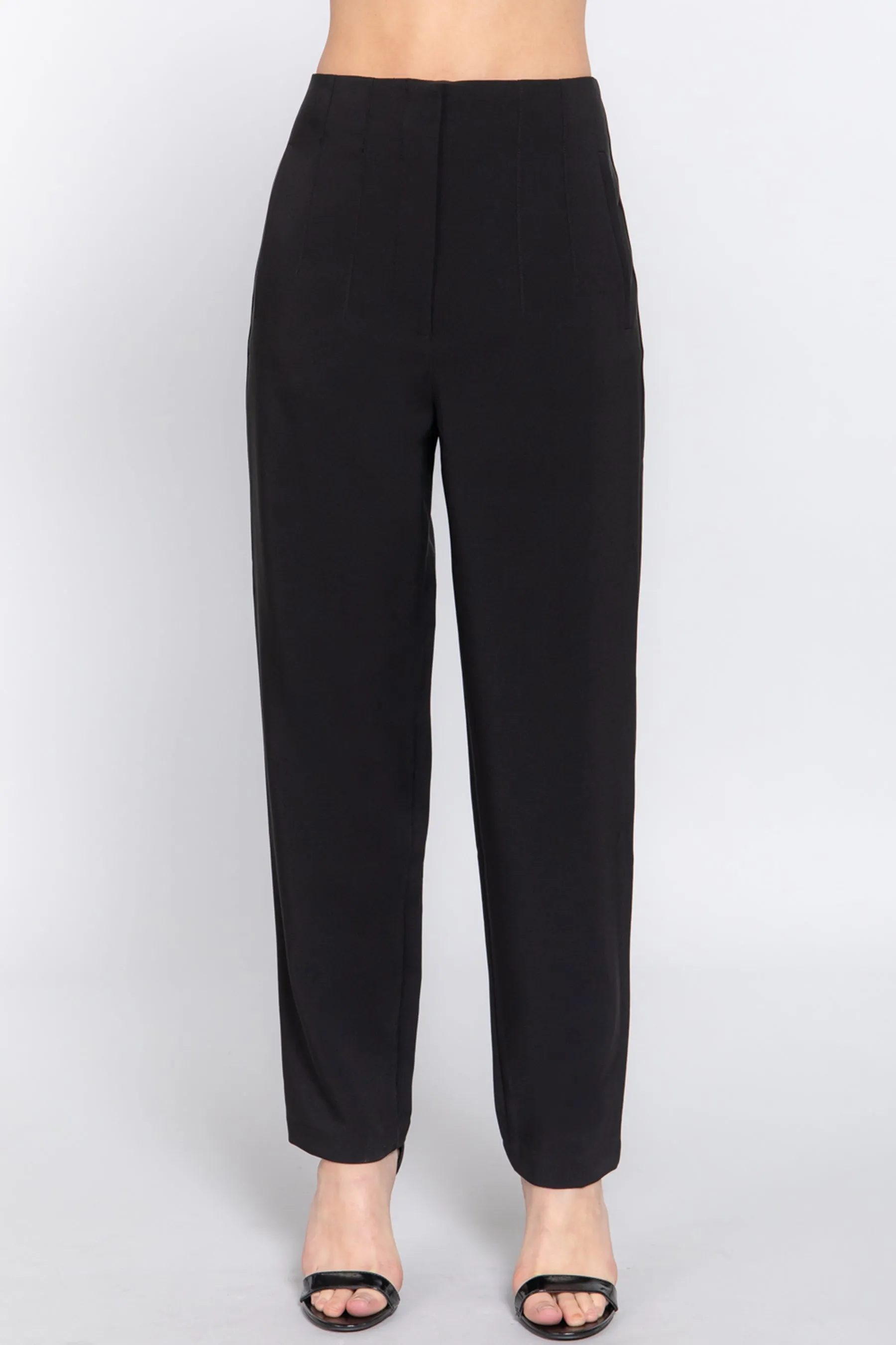 High Waist Pintuck Pants Straight-Leg Design ZP13839C28 $10.50Each
