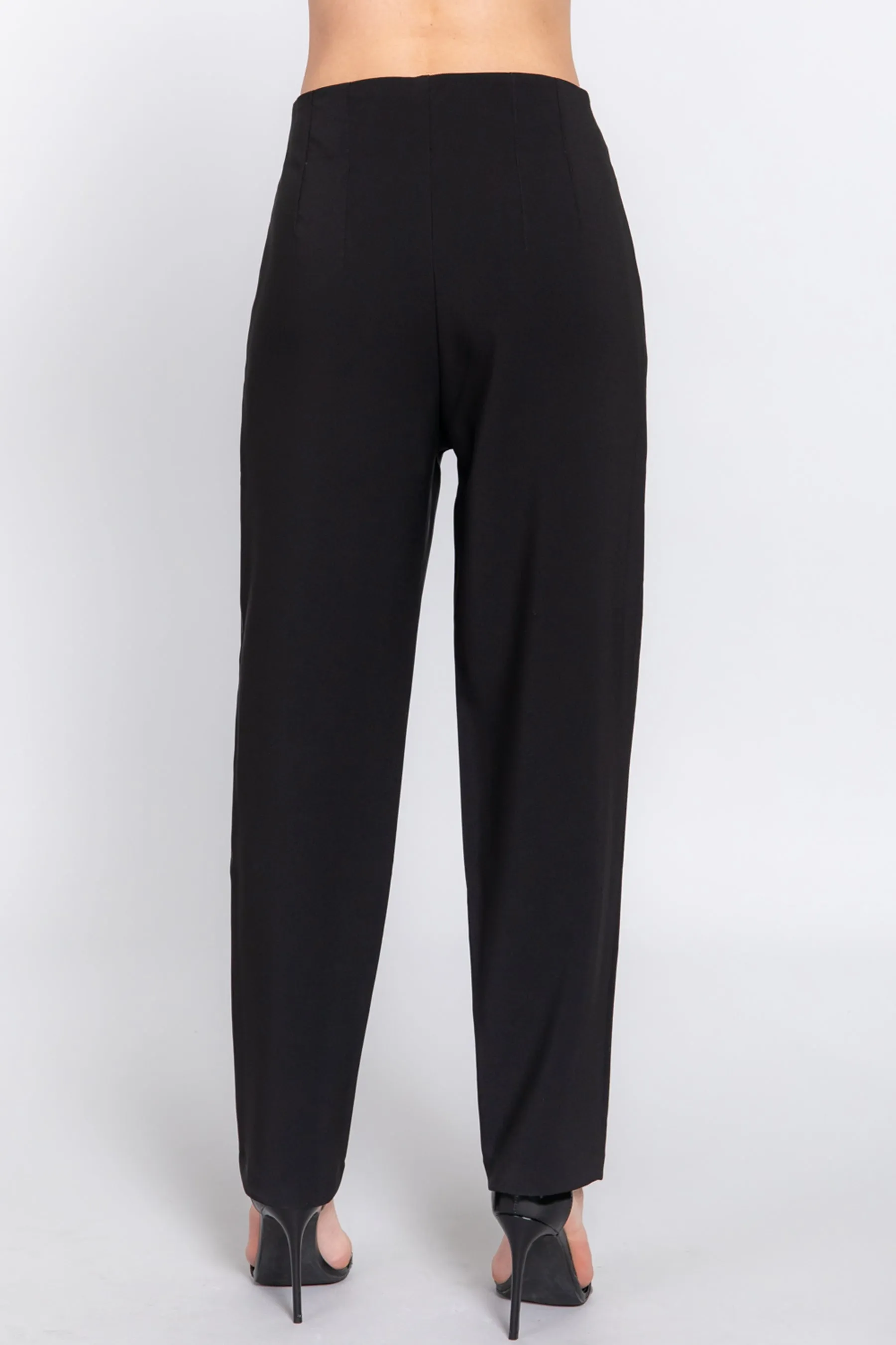 High Waist Pintuck Pants Straight-Leg Design ZP13839C28 $10.50Each