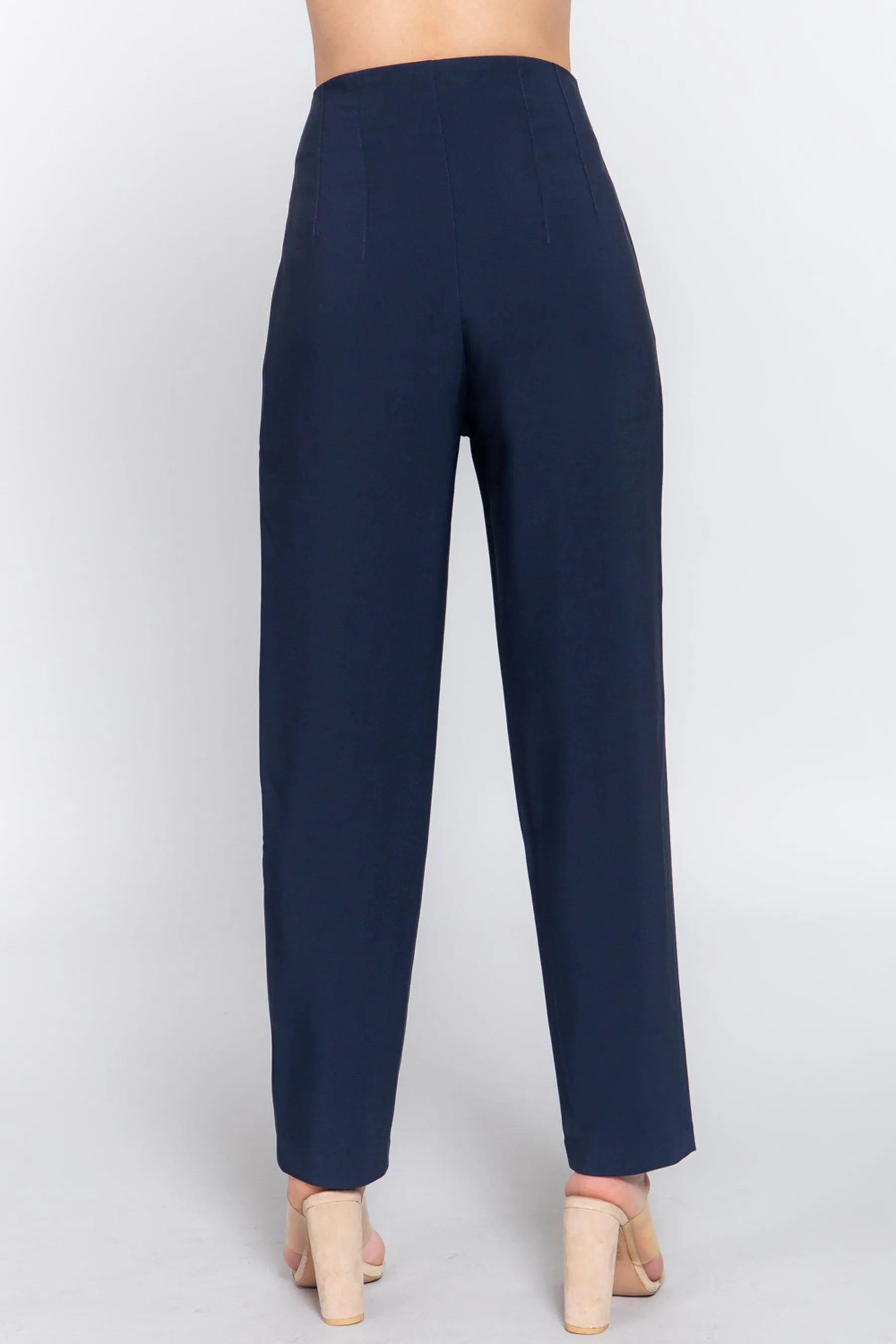 High Waist Pintuck Pants Straight-Leg Design ZP13839C28 $10.50Each