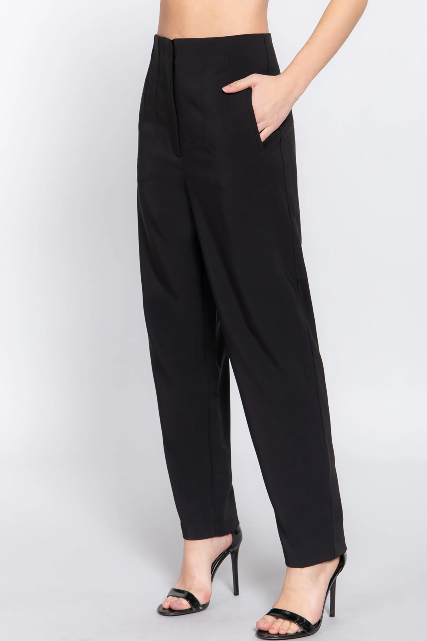 High Waist Pintuck Pants Straight-Leg Design ZP13839C28 $10.50Each