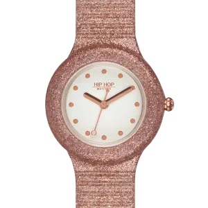 Hip Hop Rose Gold Sparkling Mania Collection 32mm Hwu0969 watch