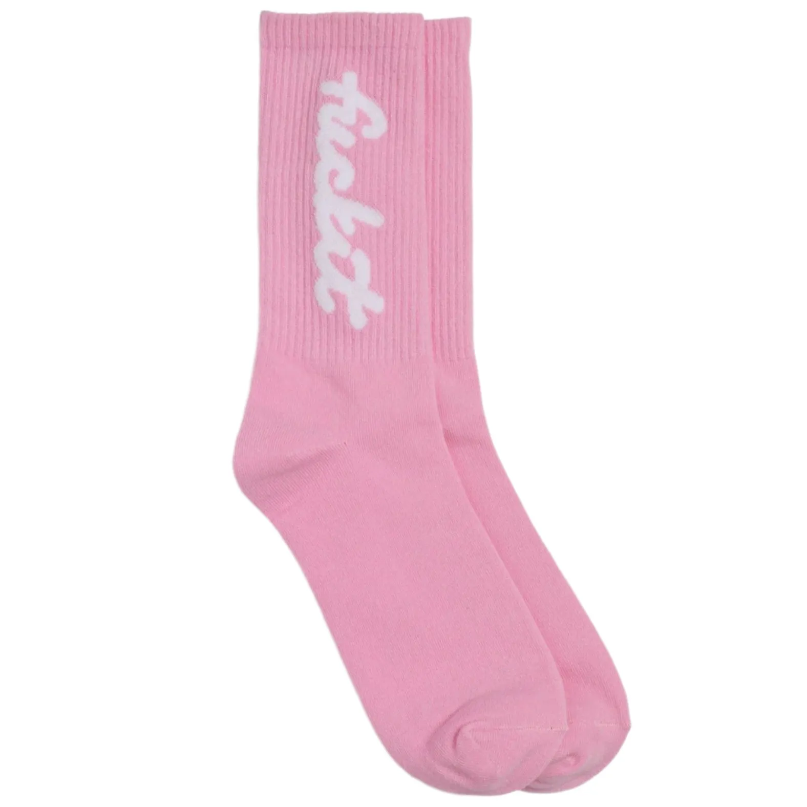 Hoops and Chains Fuckit  Socks Pink
