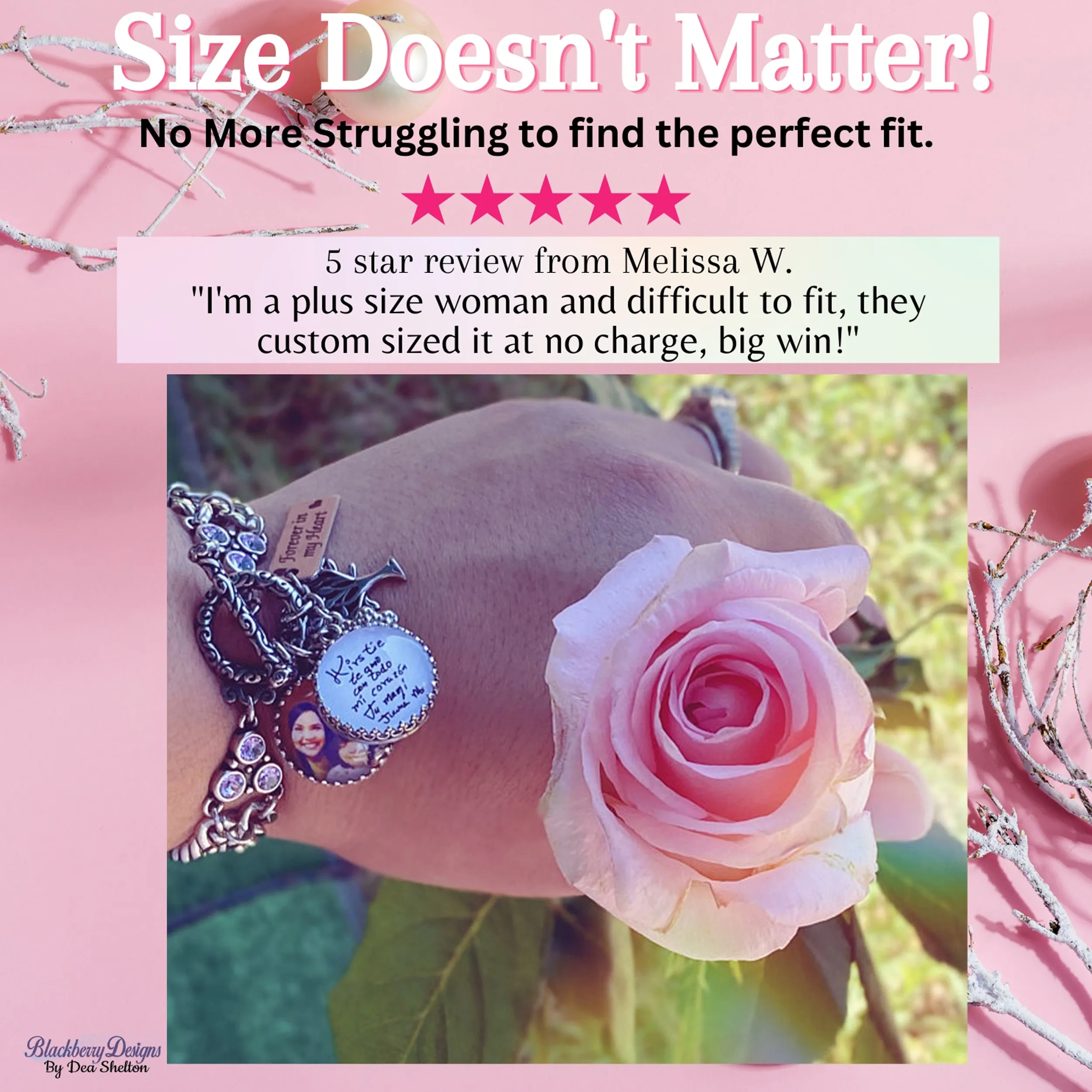 Human Rights charm bracelet