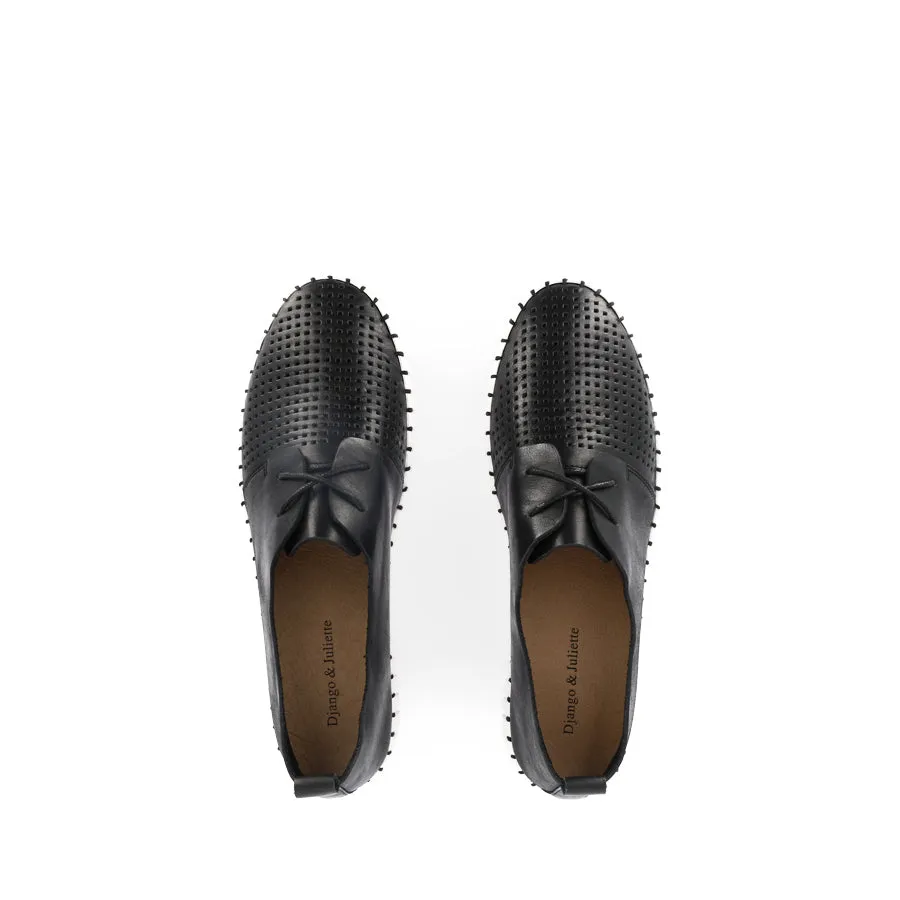 HUSTON - BLACK LEATHER