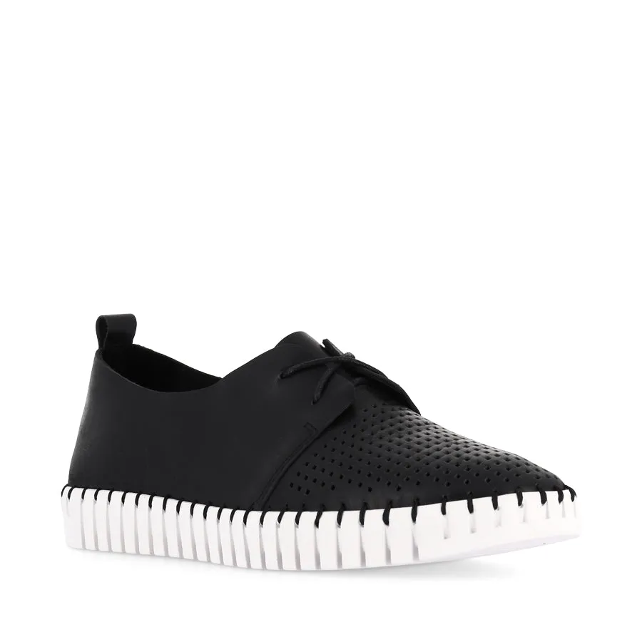 HUSTON - BLACK LEATHER