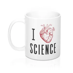 I Heart Science Coffee Mug