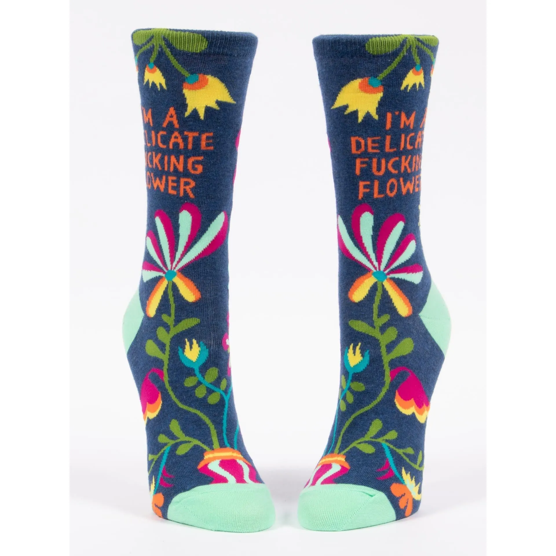 I'm A Delicate Fucking Flower Crew Socks