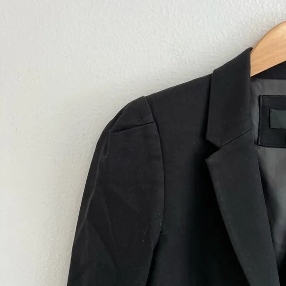J. Crew Women's Black Single Breasted Slim Fit Blazer 6P
