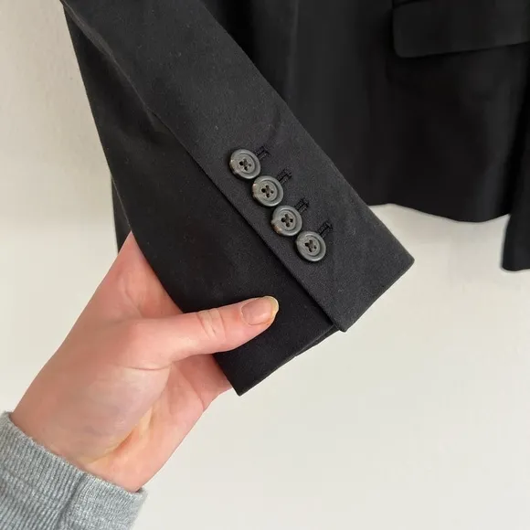 J. Crew Women's Black Single Breasted Slim Fit Blazer 6P