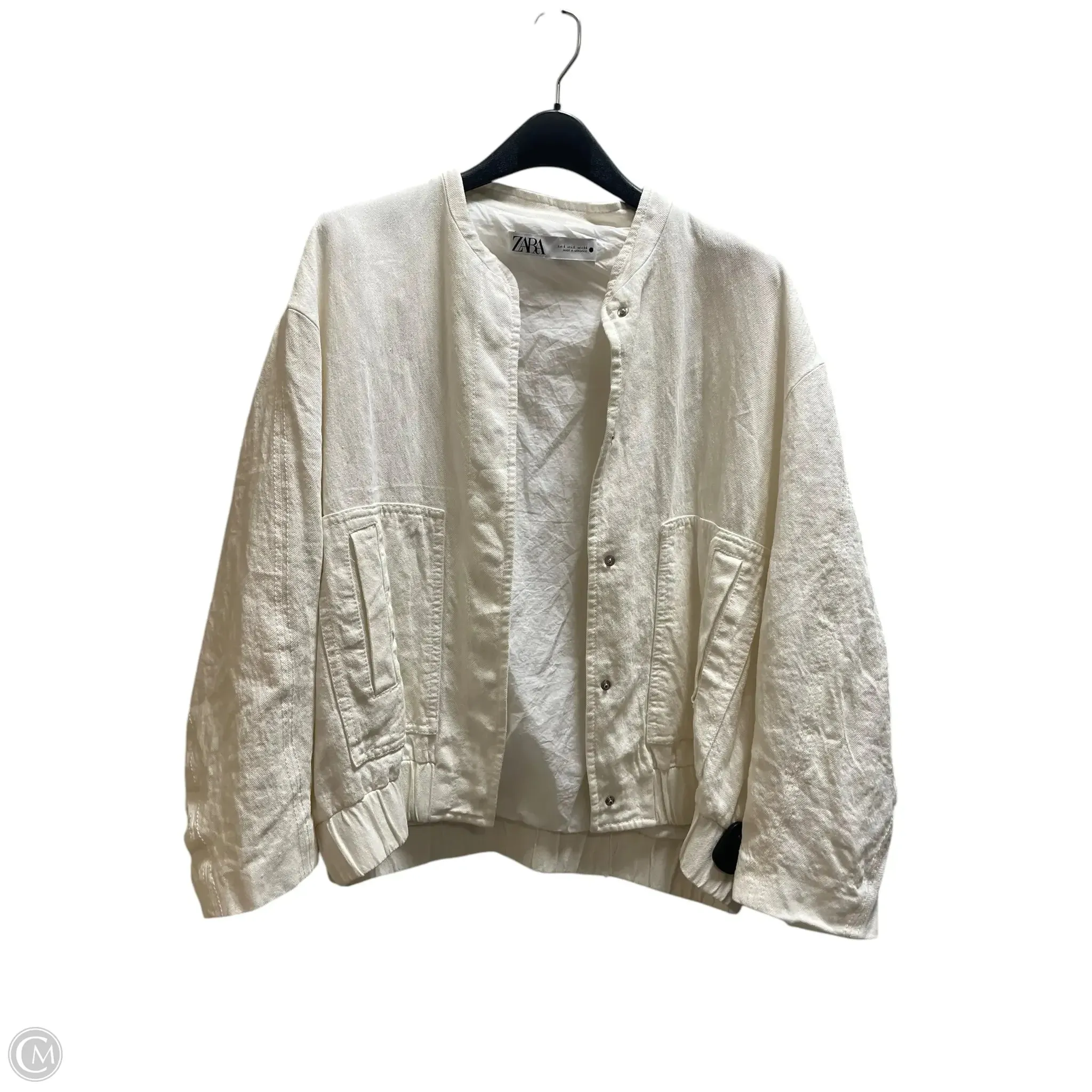 Jacket Other By Zara In Cream, Size: S