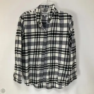 Jacket Shirt By Madewell In Plaid Pattern, Size: S