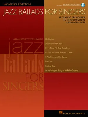Jazz Ballads for Singers - Women's Edition (Women's Edition)