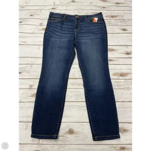 Jeans Skinny By Lc Lauren Conrad In Blue Denim, Size: 16