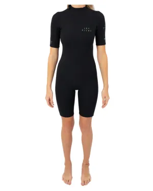 Jetpilot Flight 2X2 Womens Springsuit - Black