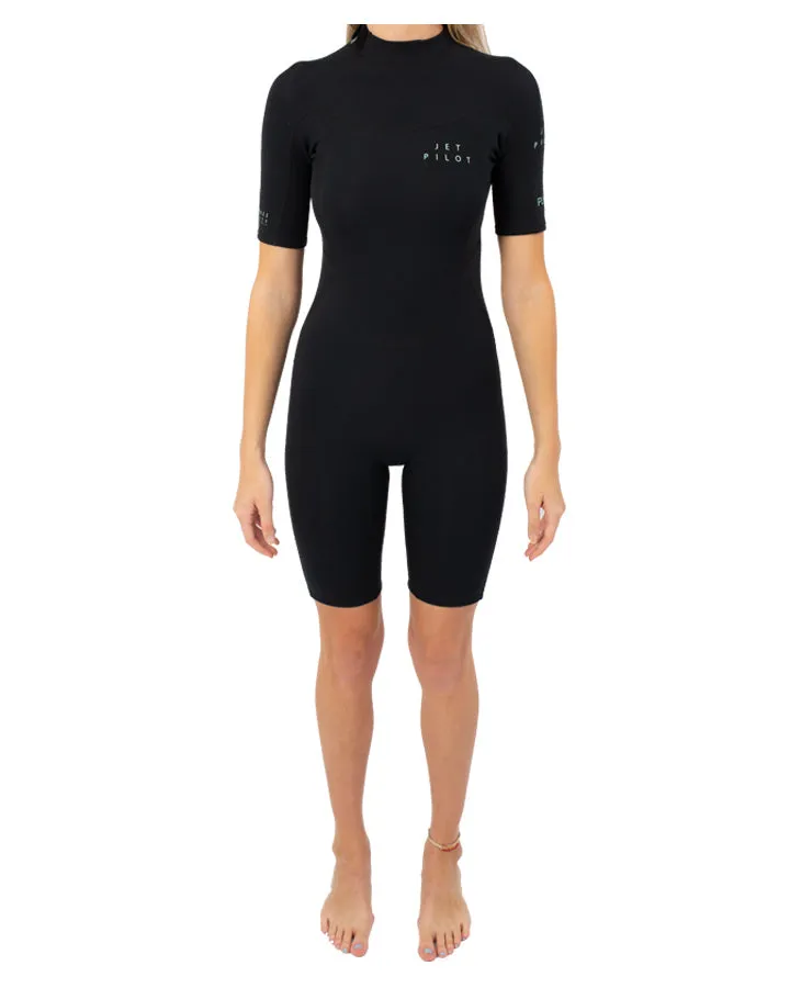 Jetpilot Flight 2X2 Womens Springsuit - Black