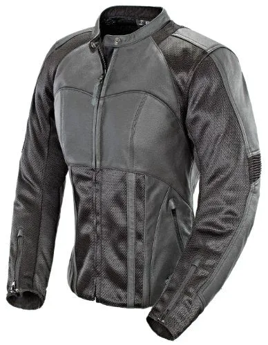 Joe Rocket Radar Women's Leather Motorcycle Riding Jacket