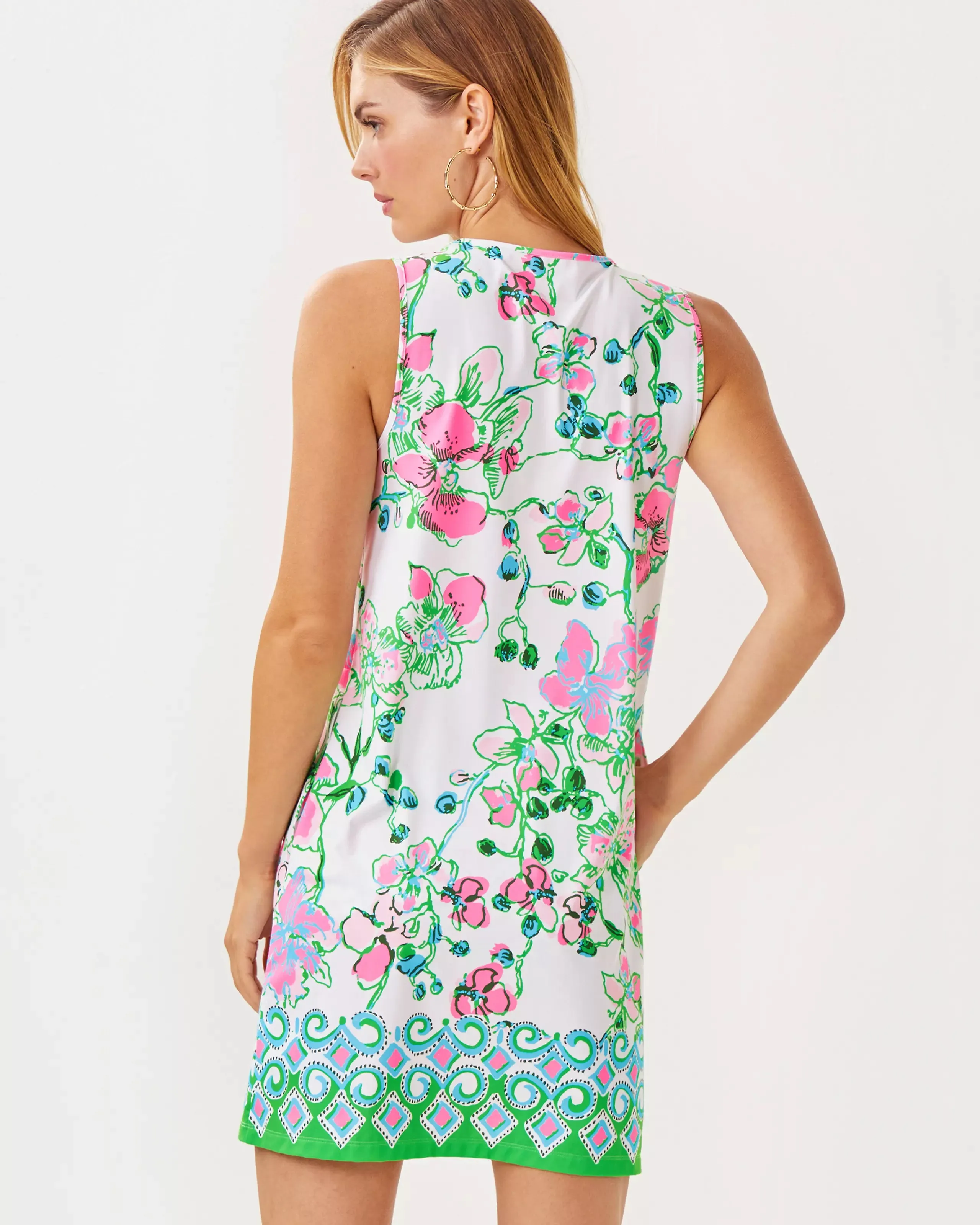 Johana Sleeveless Coverup (Orchids on the Avenue)