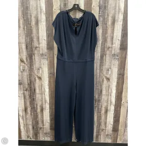 Jumpsuit By Lauren By Ralph Lauren In Navy, Size: Xxl