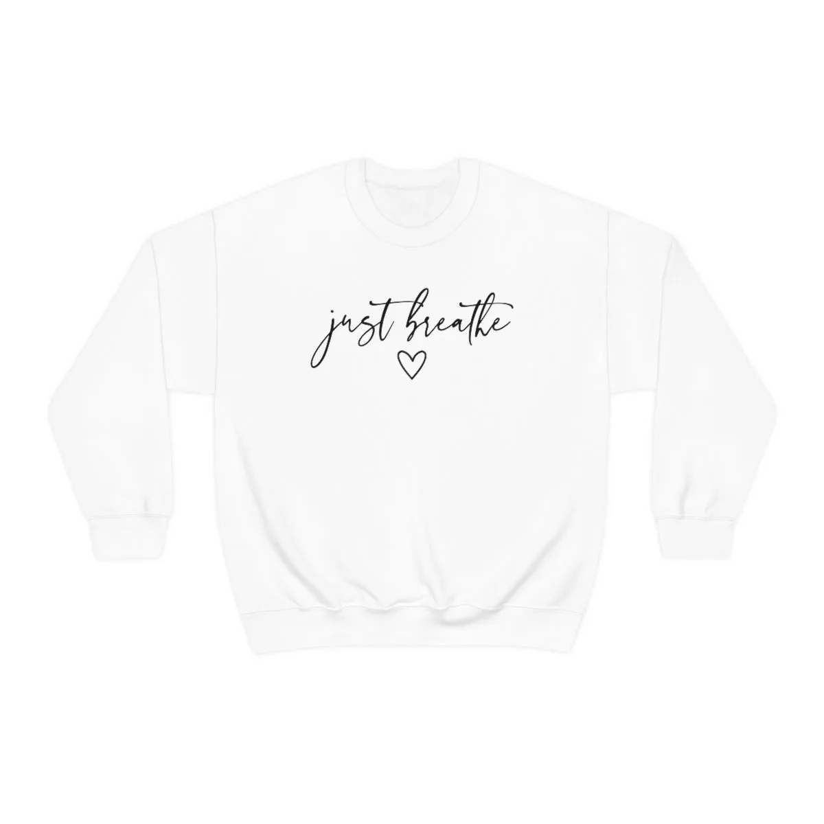 Just Breathe-Unisex Heavy Blend Crewneck Sweatshirt