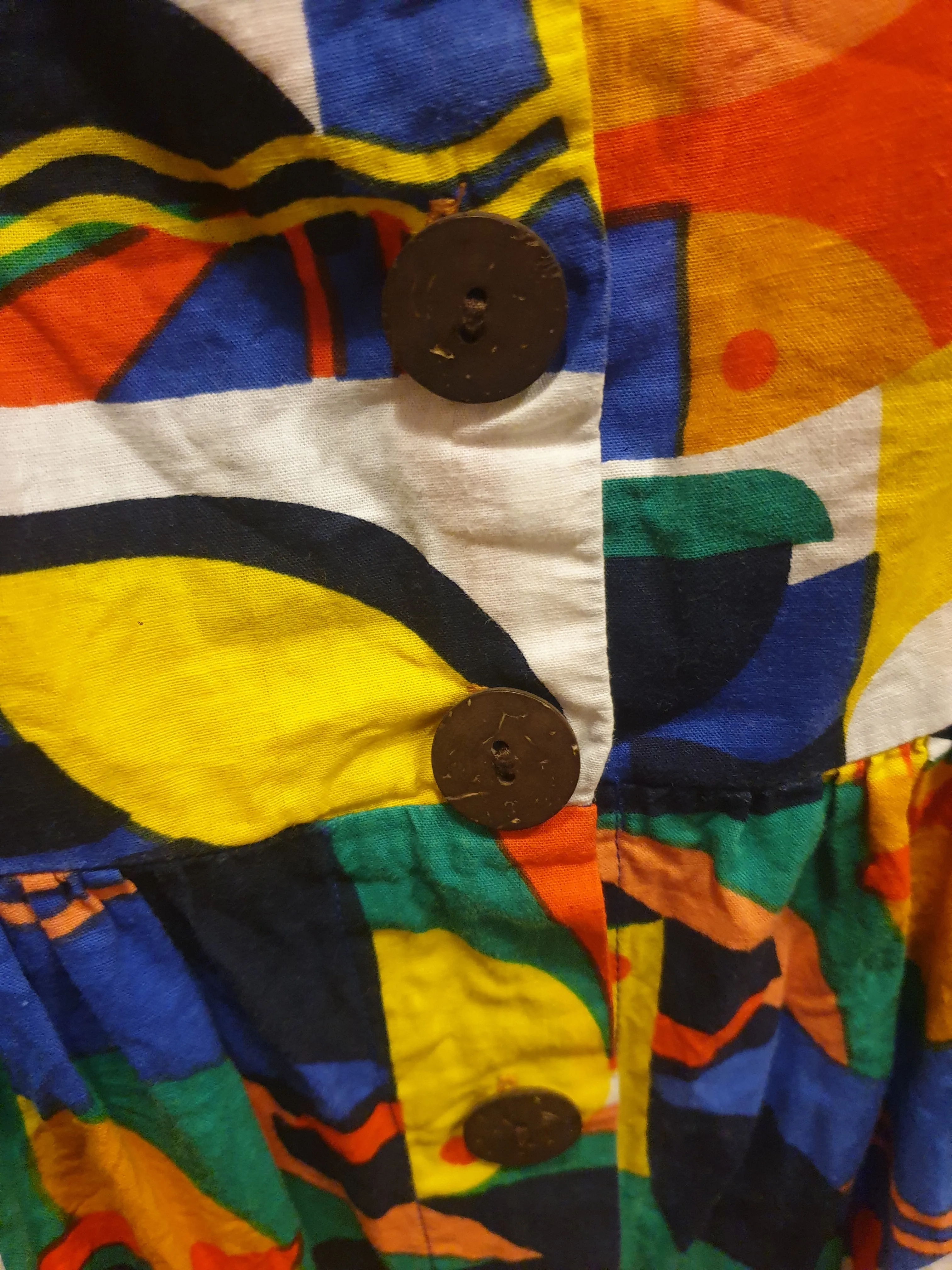 Keshet vibrant print sleeveless dress size L/XL