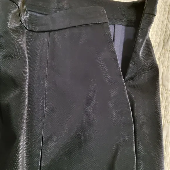 Kirious Vegan Leather Snake Print Skorts Size XL
