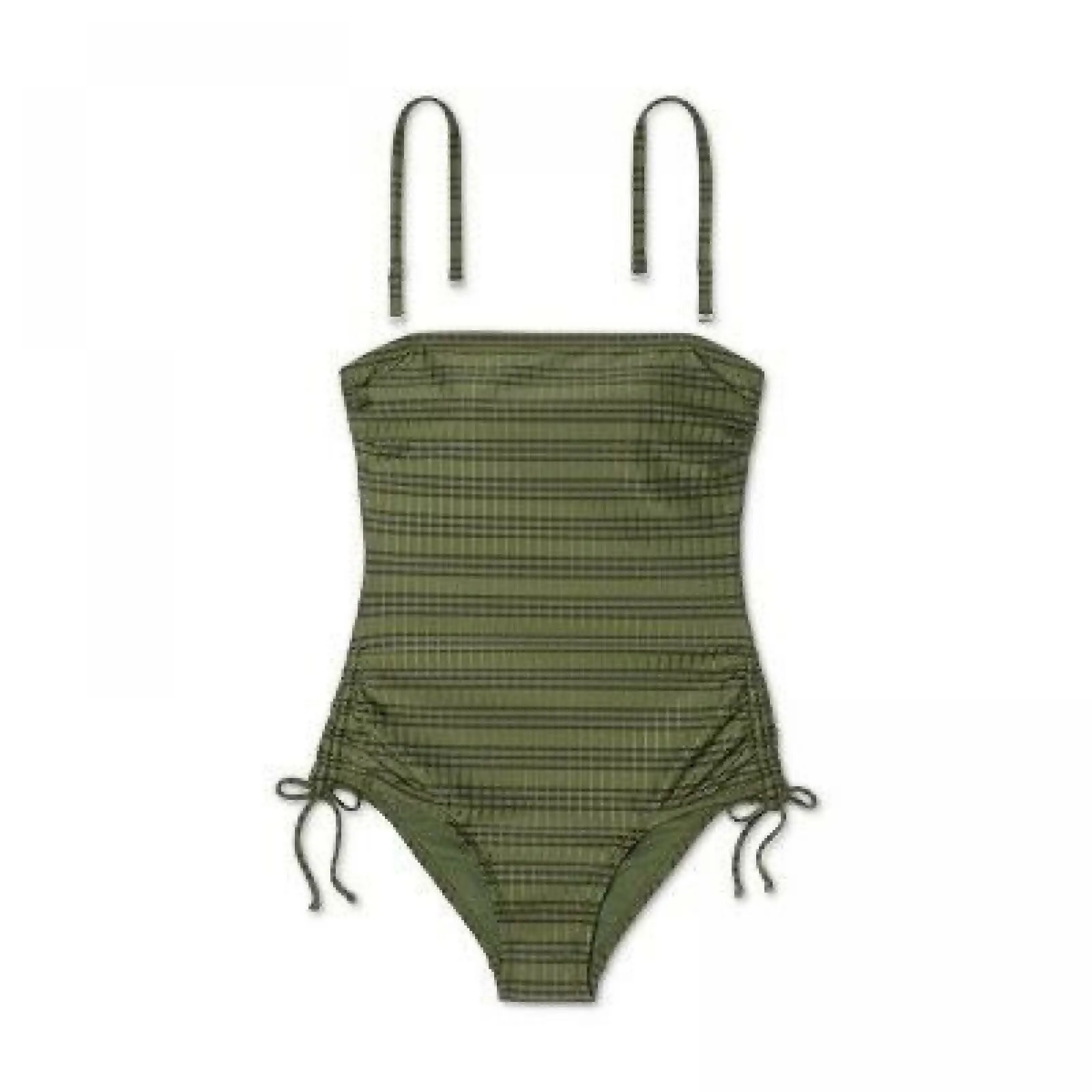 Kona Sol Women's Ribbed Side Tie One Piece Swimsuit