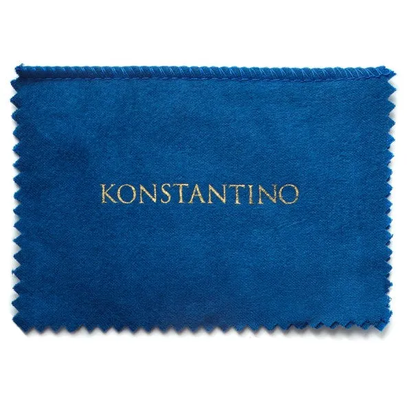 Konstantino Women's Sterling Silver & 18k Gold Neclace With Onyx Rectangles and Silver Circles