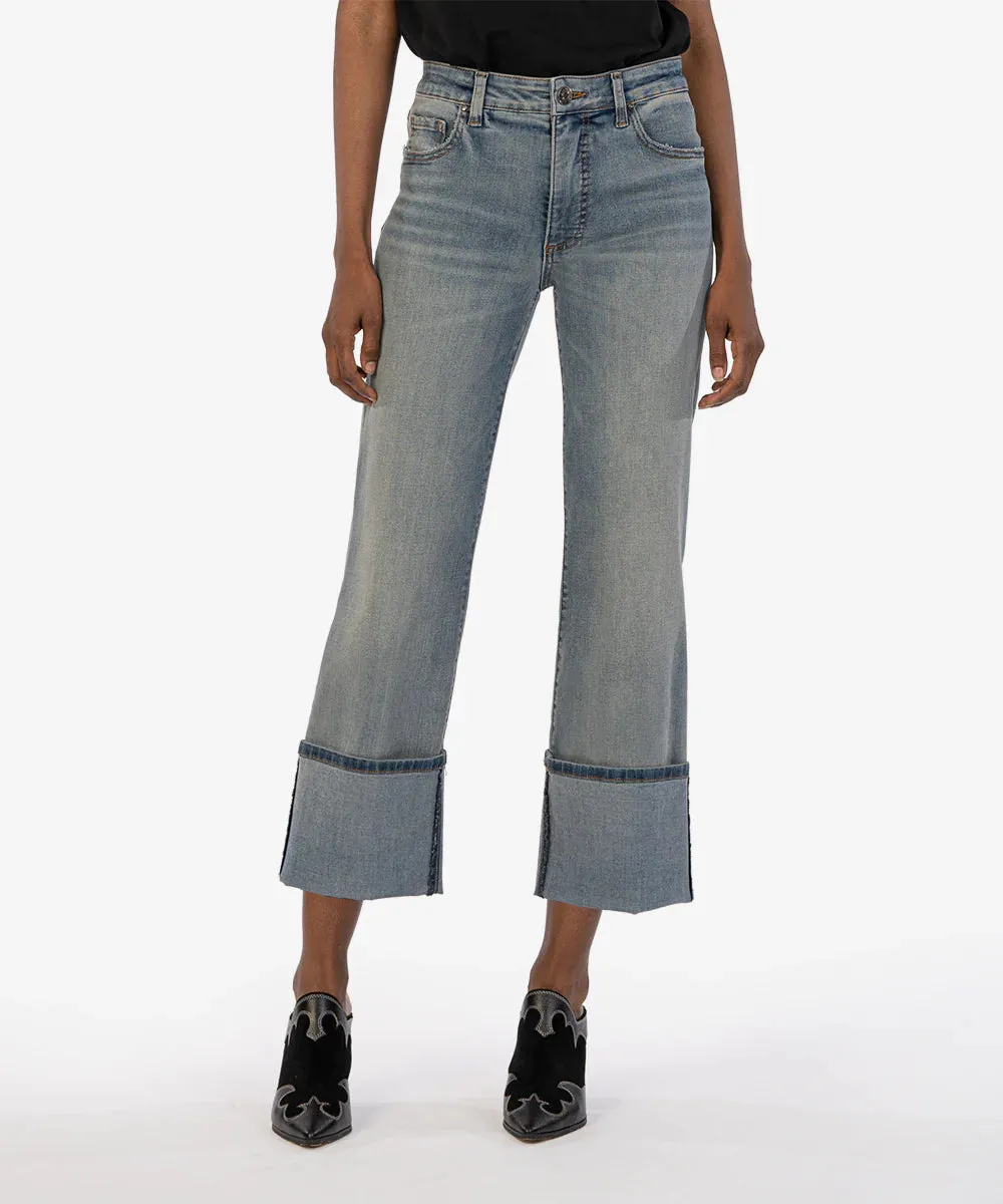 Kut From the Kloth Charlotte High Rise Fab Ab Culotte Jeans